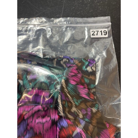 Vintage Baron Peters 100% Silk Floral Dress Sz 12 Multicolor Jewel Toned V-neck - Picture 16 of 16